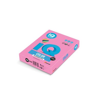 Másolópapír, színes, A4, 80g. IQ Color 500ív/csomag, neon rózsaszín