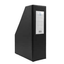 Iratpapucs 9cm, PVC lapraszerelt Bluering®, fekete