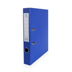 Iratrendező A4, 5cm, két oldalt PP borítás, Bluering® Premium kék Iratrendező Bluering