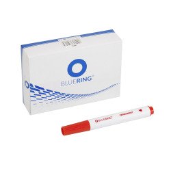 Alkoholos marker 1-4mm, vágott végű Bluering® piros