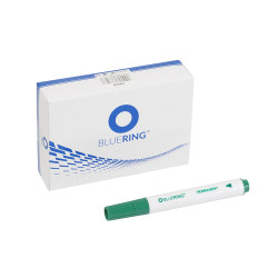Alkoholos marker 3mm, kerek végű Bluering® zöld Író- irodaszer, papíráru Bluering