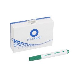 Alkoholos marker 3mm, kerek végű Bluering® zöld Író- irodaszer, papíráru Bluering
