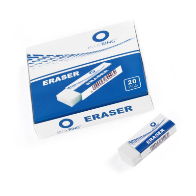 Radír 20-as fehér szögletes papír tokban Bluering®
