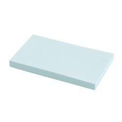 Jegyzettömb öntapadó, 76x127mm, 80lap, Bluering® , pasztellkék