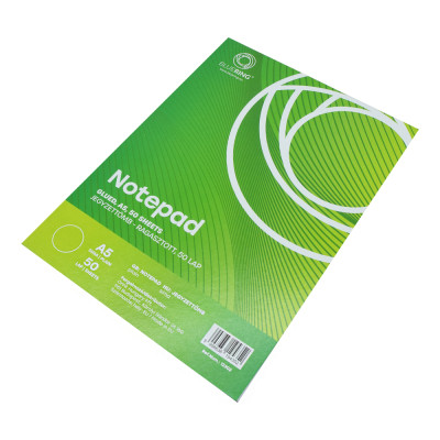 Jegyzettömb ragasztott, A5, 50lap, Bluering® sima Jegyzettömb ragasztott, A5, 50lap, Bluering® sima