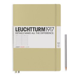 Notesz A4, vonalas master slim Leuchtturm homok Író- irodaszer, papíráru Leuchtturm