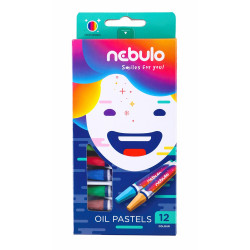 Kréta olajpasztell készlet, Nebulo, 12 klf. szín Író- irodaszer, papíráru Nebulo
