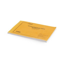 Készletbevételezési bizonylat A5 25x4lapos fekvő 12-134/V. 10 tételes Író- irodaszer, papíráru Nyomell