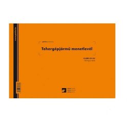 Tehergépjármű menetlevél A5, 100 lapos D.GEPJ.21/5 Bluering® Író- irodaszer, papíráru Bluering