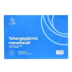 Tehergépjármű menetlevél A4, 100 lapos D.GEPJ.21/UJ Bluering® Író- irodaszer, papíráru Bluering