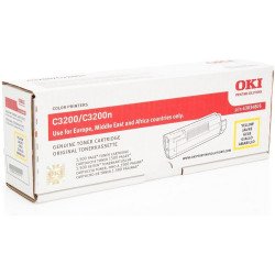 Oki C3200 toner yellow ORIGINAL leértékelt Nyomtatók, másolók, kellékeik Oki