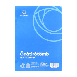 Önátírótömb A5, 50x3lapos franciakockás Bluering® Író- irodaszer, papíráru Bluering