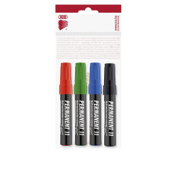 Alkoholos marker készlet, 3mm, kerek hegyű Ico 11, 4 klf.szín Író- irodaszer, papíráru Ico