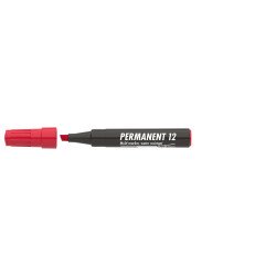 Alkoholos marker 1-4mm, vágott Ico 12 piros Író- irodaszer, papíráru Ico