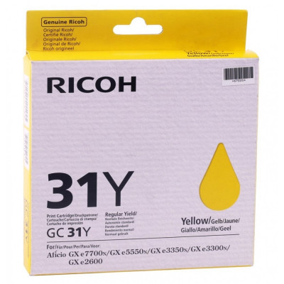 Ricoh  GC31 tintapatron yellow ORIGINAL 1,9K
