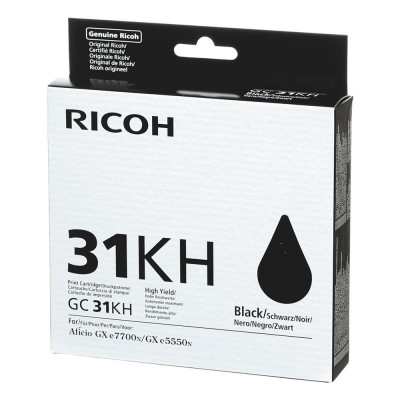 Ricoh  GC31 tintapatron black ORIGINAL 4,2K