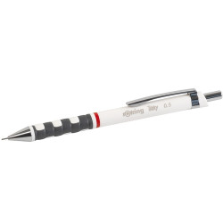 Nyomósirón 0,5mm, fehér test, Rotring Tikky Író- irodaszer, papíráru Rotring