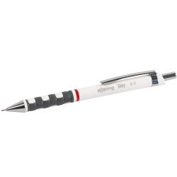 Nyomósirón 0,5mm, fehér test, Rotring Tikky Író- irodaszer, papíráru Rotring
