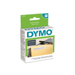 Etikett Dymo LW nyomtatóhoz 25x54mm 500 db etikett/doboz Original fehér Etikett - címke Dymo