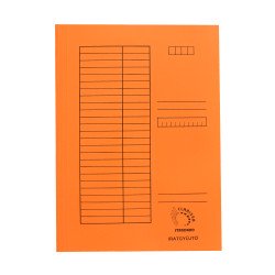 Iratgyűjtő, pólyás dosszié A4, 230g. karton ,Bluering®, narancs
