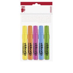Szövegkiemelő 1-4mm, Videotip Ico 5 klf.szín Író- irodaszer, papíráru Ico