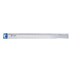 Vonalzó 50cm, műanyag Bluering®