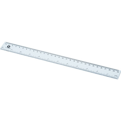 Vonalzó 30cm, kemény műanyag Bluering®