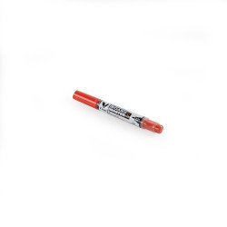 Táblamarker 0,8mm, kerek hegyű, utántölthető ultra fine V-Board Pilot piros Író- irodaszer, papíráru Pilot