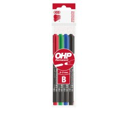 Alkoholos marker készlet, B OHP Ico 10 db/doboz, 4 klf.szín Író- irodaszer, papíráru Ico