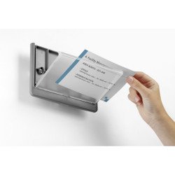 Információs tábla 149x105,5mm, Durable fehér