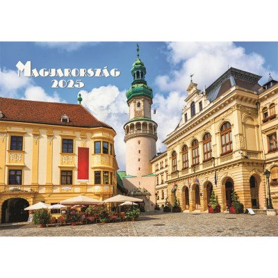 Falinaptár képes 460x320mm, Magyarország Realsystem 2026.