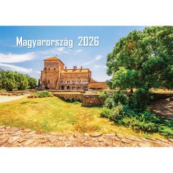 Falinaptár képes 460x320mm, Magyarország Realsystem 2026.