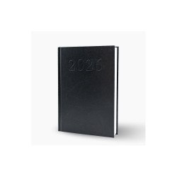 Határidőnapló agenda Standard A/5, napi, fehér lapokkal (fekete) 2026. Bluering®