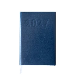 Határidőnapló agenda Standard A/5, napi, fehér lapokkal (kék) 2027. Bluering®