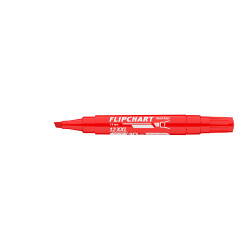 Flipchart marker vízbázisú 1-4mm, vágott Artip 12XXL piros