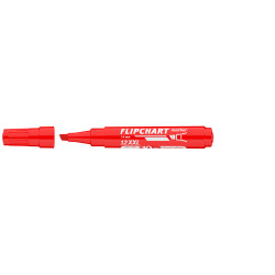 Flipchart marker vízbázisú 1-4mm, vágott Artip 12XXL piros Flipchart marker Ico