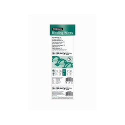 Fém spirál 3:1, 8mm, 36-50lap, Fellowes® 100 db/doboz, fehér