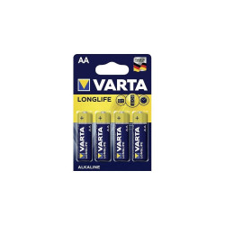 Elem AA ceruza LR06 Longlife 4 db/csomag, Varta Elem, akkumulátor, töltő Varta