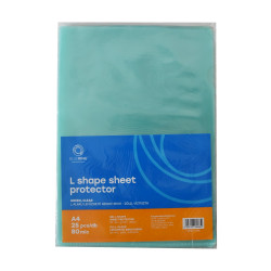 Genotherm `L` A4, 80 micron zöld 25 db/csomag, Bluering®, Író- irodaszer, papíráru Bluering