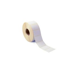 Etikett címke thermo, 45x12mm, tekercses, TTR Coated 3210 címke/tekercs fehér