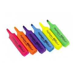 Szövegkiemelő lapos test Evo zöld Író- irodaszer, papíráru EVO