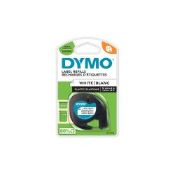 Feliratozógép szalag Dymo Letratag S0721660/59422 12mmx4m ORIGINAL fehér Feliratozógép szalag Dymo