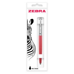 Golyóstoll nyomógombos 0,7mm, dobozban lazac test, Zebra 901, írásszín kék