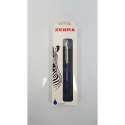 Golyóstoll nyomógombos 0,7mm, dobozban kék test, Zebra 901, írásszín kék Golyóstoll Zebra