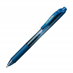 Rollertoll zselés golyóátmérő 0,7 mm, Pentel EnerGelX BL107-CAX, írásszín sötétkék Író- irodaszer, papíráru Pentel