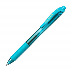 Rollertoll zselés golyóátmérő 0,7 mm, Pentel EnerGelX BL107-S3X, írásszín türkiz Író- irodaszer, papíráru Pentel