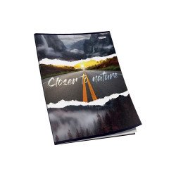 Füzet A4, 40lap, kockás 80g. Connect Matt + UV lakk borító,