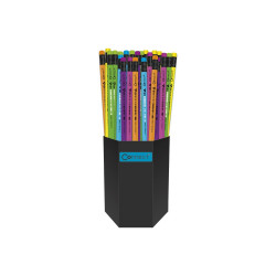 Grafitceruza HB, radíros, fluo színű test és radír, Connect 72 db/csomag, Grafitceruza Connect