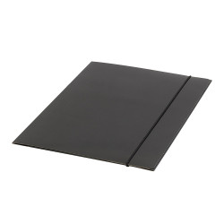 Gumis mappa A4, 400g. karton Fornax Glossy fekete Gumis mappa Fornax
