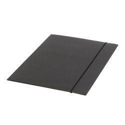 Gumis mappa A4, 400g. karton Fornax Glossy fekete Gumis mappa Fornax